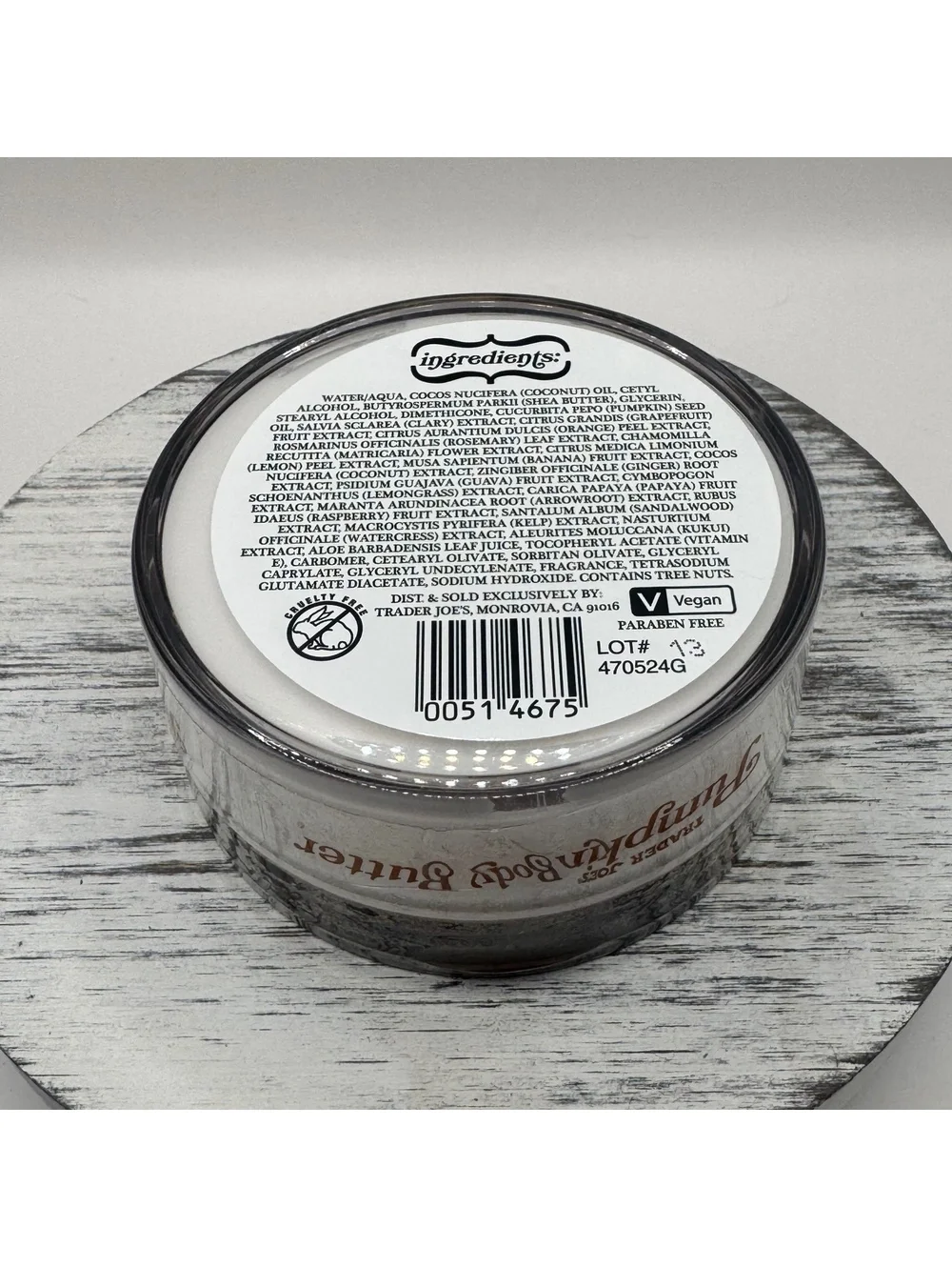 Trader Joe's Pumpkin Body Butter 8 oz/227g SEALED Brand New